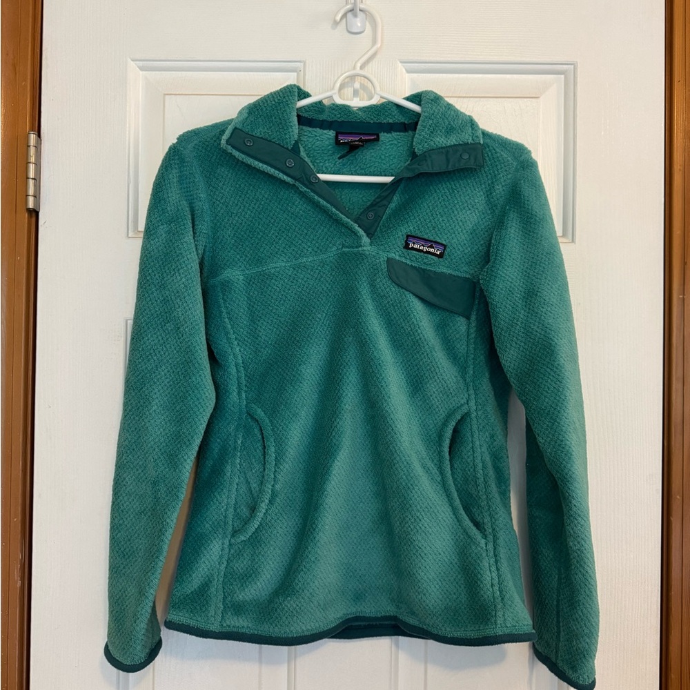 Patagonia Women's Re-Tool Snap-T® Pullover | Aqua Stone - Beryl Green X-Dye